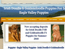 Tablet Screenshot of eaglevalleypuppies.com